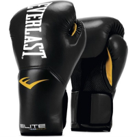 Перчатки тренировочные Everlast Elite ProStyle, цвет чёрный